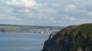 The view of the town of Broad Haven